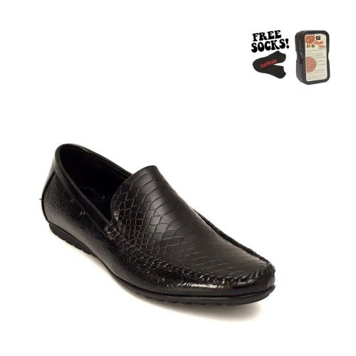 crocs mens leather loafers