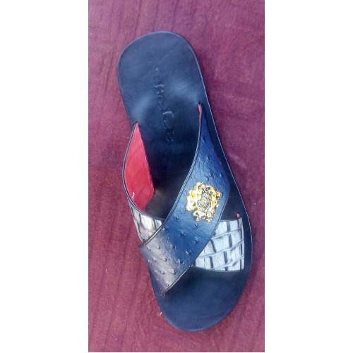 Italian leather sales slippers and sandals