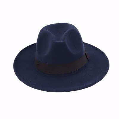 Men s Fedora Hat Navy Blue Konga Online Shopping