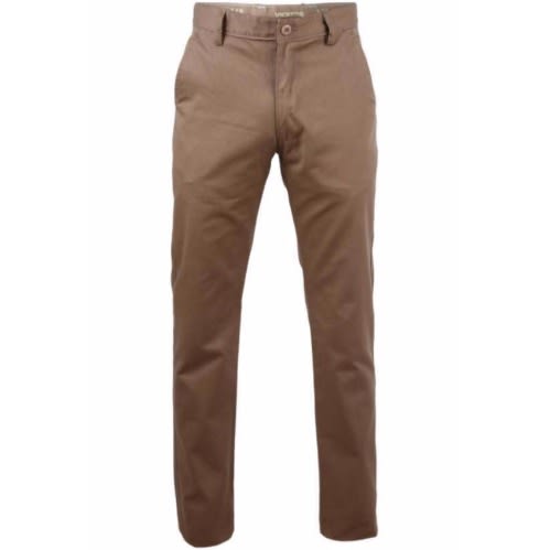 Men's Fitted Chinos - Chocolate Brown | Konga Online Shopping