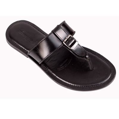 Tee Mask Men's Flat Slippers - Black | Konga Online Shopping