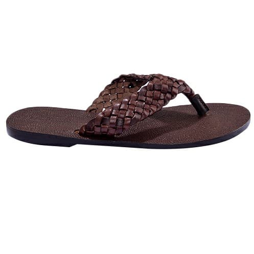 Men's Leather Slippers - Brown | Konga Online Shopping