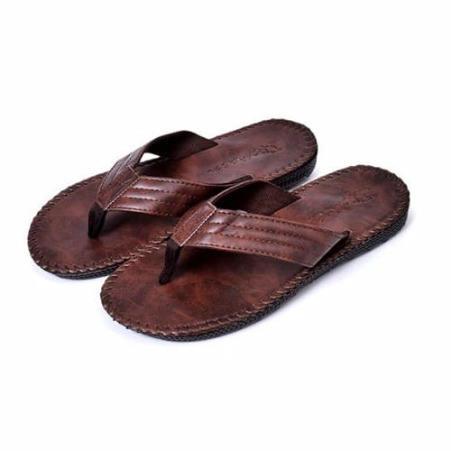 gents leather slippers