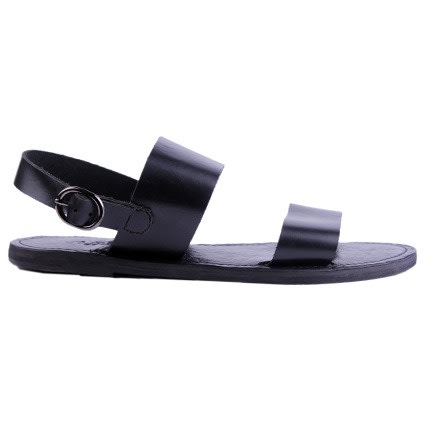 mens black strap sandals
