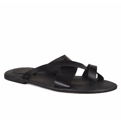 Men's Peep Toe Sandals - Black | Konga 