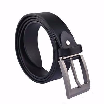 Men's Quality Leather Belt - Black | Konga Online Shopping