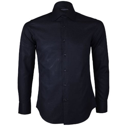 Men's Regular Fit Formal Shirt - Black | Konga Online Shopping