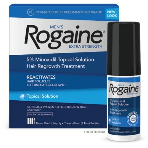 Rogaine Men S Rogaine Hair Regrowth Treatment Original Unscented