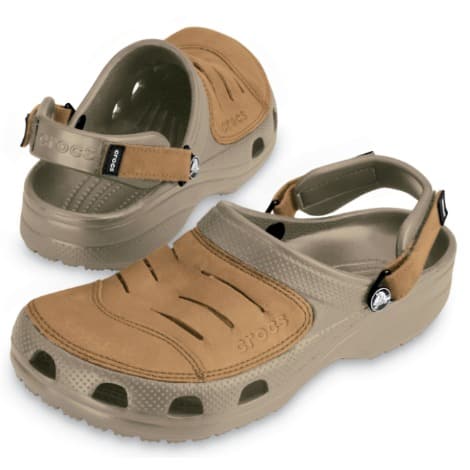crocs sandals brown