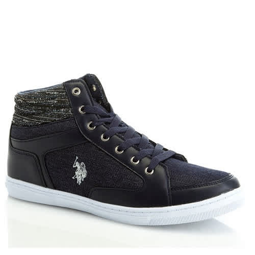 us polo high top sneakers