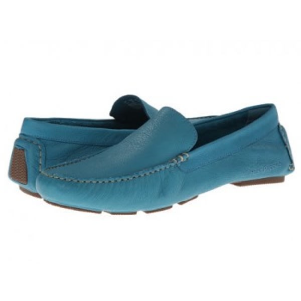 hush puppies blue loafers