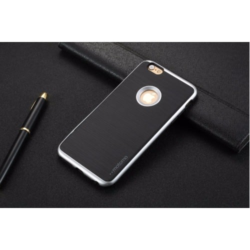 Motomo Defender Back For Iphone 7 Plus Case Silver Black