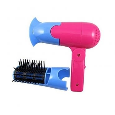 Multi Function Mini Hair Dryer With Roller 2 In 1