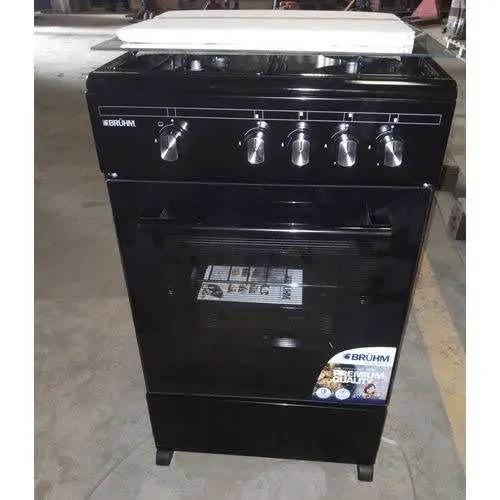 Bruhm 4 Burner Gas Cooker +oven Black 50*50cm Konga Online Shopping
