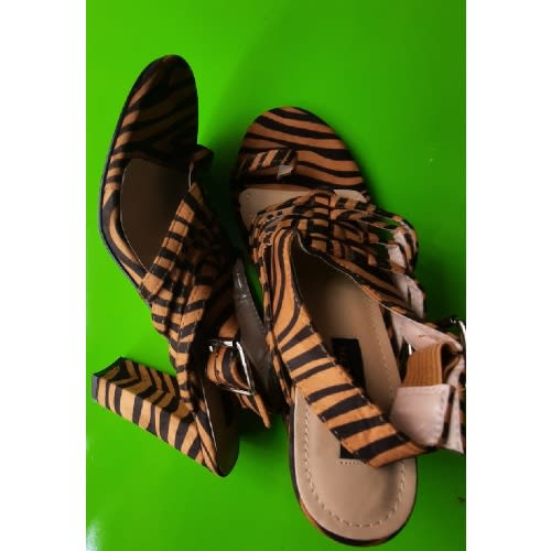Animal Skin Heel Sandals | Konga Online 