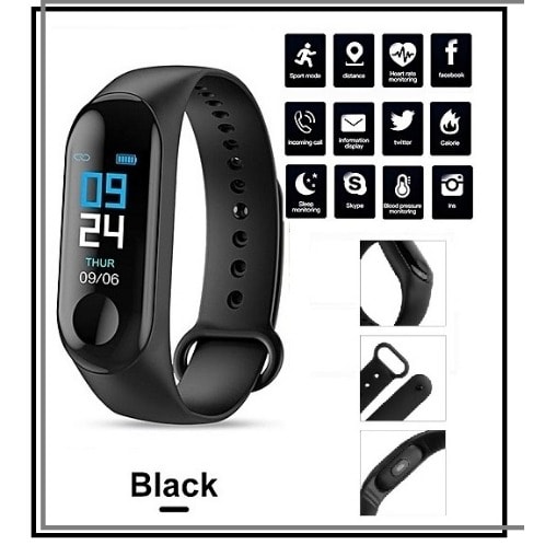 M3 Smart Watch Bracelet Fitness Tracker 