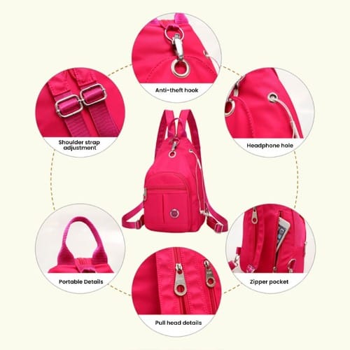 Mini shoulder backpack discount