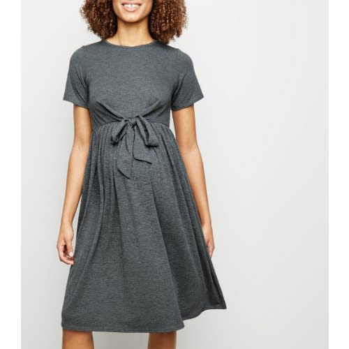 new look grey dress