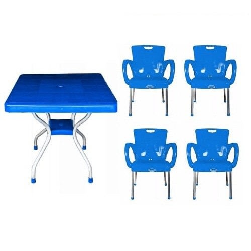 Plastic chair with sales iron legs