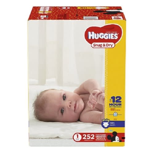 huggies snug and dry size 2