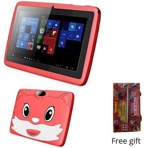 kids tab a73 7 android 8 1 0 16gb rom 2gb ram free gift red