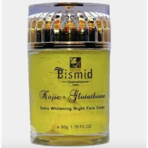 Bismid Kojic + Glutathione Extra Whitening Night Face Cream 80g