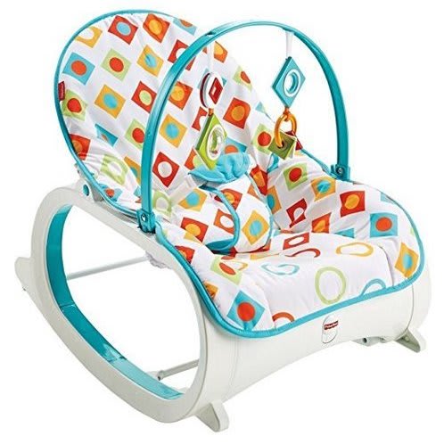 Fisher Price Infant to toddler Rocker Geo Diamonds Konga