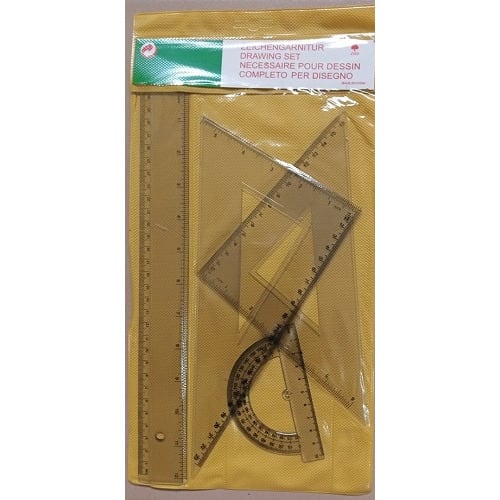 Set square store with french curve