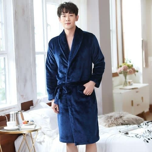 Winter Men Bath Robe - Blue | Konga 