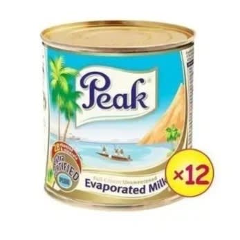 Peak Evaporated Tin Milk - 160g X 12 | Konga Online Shopping