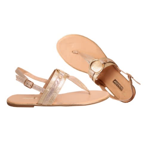 Primark Leather-look Finish Gold Ring 