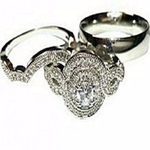 Fashion By LV Fashion Wedding Band And Engagement Rings | Konga Online Shopping