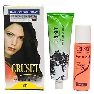 Cruset Natural Black Hair Dye - 60ml | Konga Online Shopping