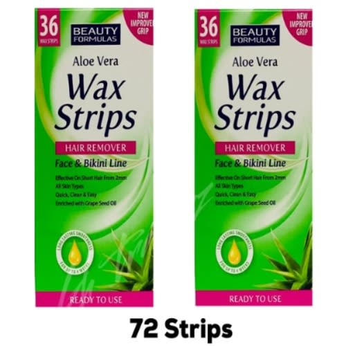 Beauty Formulas Face And Bikini Hair Removal Wax Strips Ready To Use Wax - 2packs x72 Strips | Konga Online Shopping Beauty Formulas Face And Bikini Hair Removal Wax Strips Ready To Use Wax - 2packs x72 Strips | Konga Online Shopping