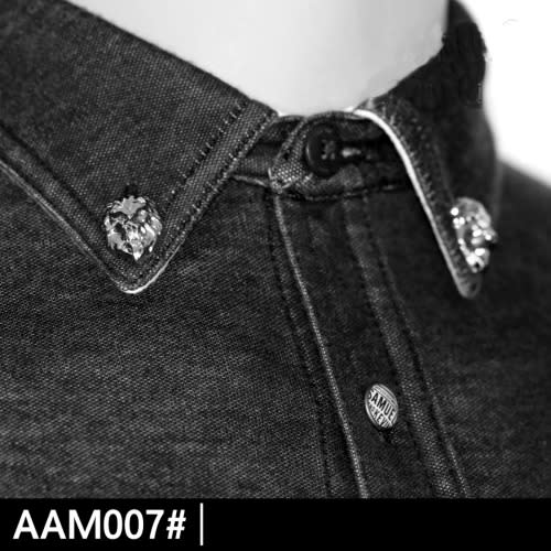 Lion Head Shirt Collar Pin Men\u0027s Suit Lapel Brooch , Silver