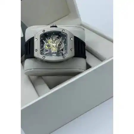Men's silicone sale band watches