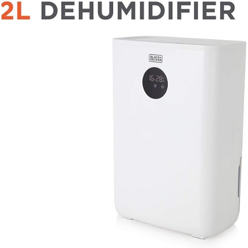 Black & Decker 2L Dehumidifier & Air Purifier