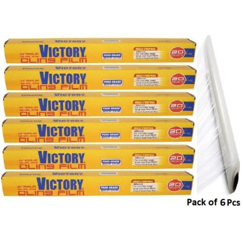 Victory Premium Quality Aluminum Foil Paper - 8m X 6pcs