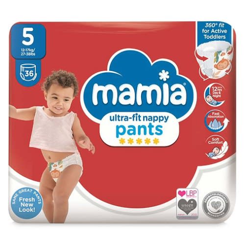 Mamia Ultradry Nappy Pants Size, 36pack Konga Online Shopping