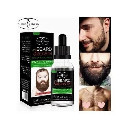 Aichun Beauty Beard Growth Essential Oil With Natural Nutrients 30ml