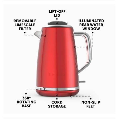 Breville Lustra Cordless Fast Boil Kettle 3000W VKT064 1.7L