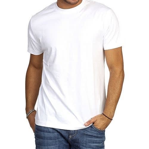 T shirt round neck white top