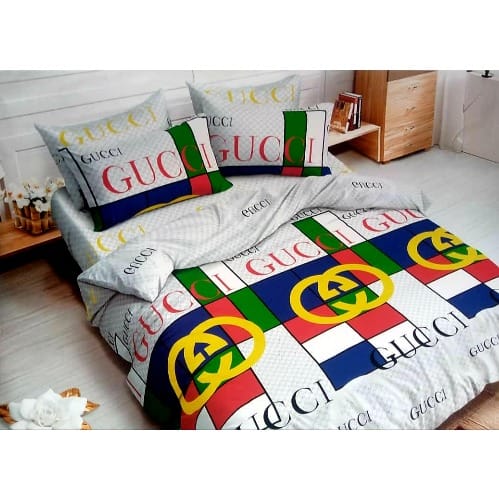 Gucci Inspired Print Duvet With 2 Free Pillow Cases | Konga Online Shopping