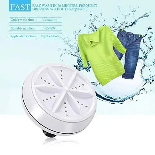 Mini Ultrasonic Turbine Washing Machine 6W Konga Online Shopping
