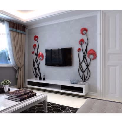 Diy Plum Flower Vase Acrylic Wall Decor Medium Konga Ping - Acrylic Wall Vases For Flowers Diy Plum Flower Vase Acrylic Wall Decor Medium Konga Ping - Acrylic Wall Vases For Flowers