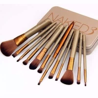 Naked 3 Professional Makeup Brush Set 12 Pieces