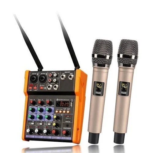 Mixing console cheap wireless microphone