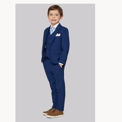 Boys 3 Piece Suit Navy Blue