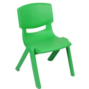 Plastic Nursery Classroom Chair Green, Plastic School Chairs For Classrooms