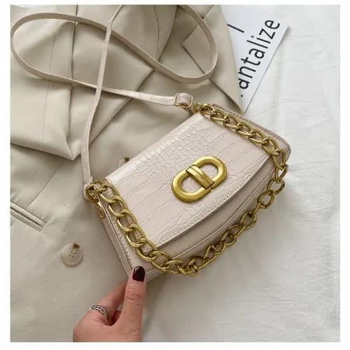 Ladies cream handbags on sale